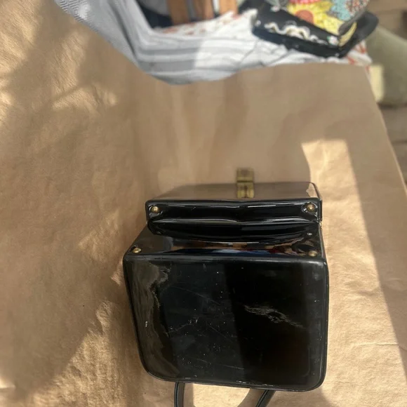 Vintage 1960’s Elizabeth Arden Train Case patent leather - Picture 4 of 10